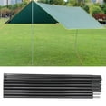 thumbnail image 2 of Tent Poles Extendable Tarp Support Rod for Tarp Awning Canopy Beach Shelter Black, 2 of 7