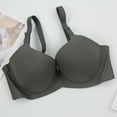 thumbnail image 4 of Dealovy Women Wireless Bras Seamless Comfortable Soft Everyday Bra Full Coverage Push up Bralettes, 4 of 6