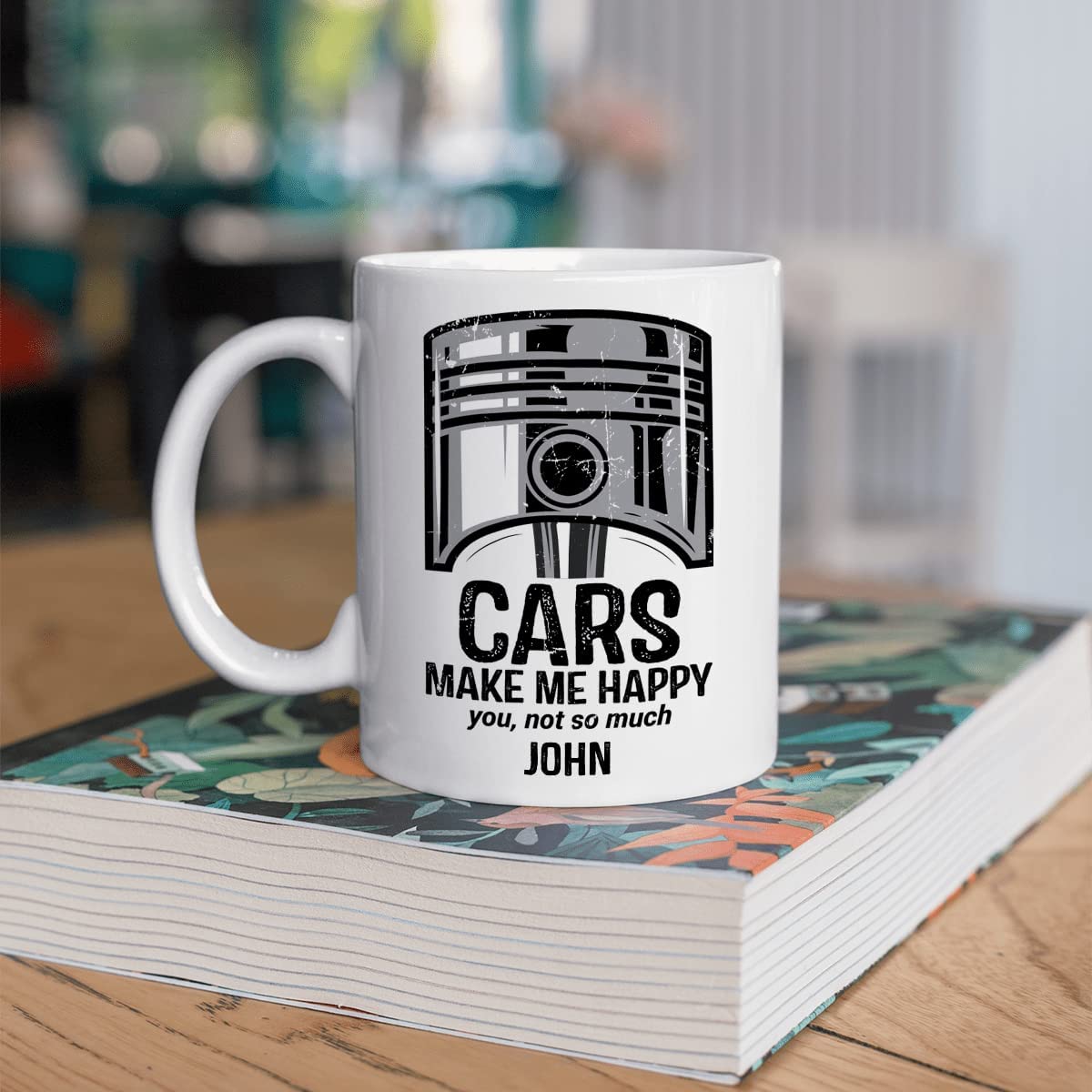 Custom Name Go Car Mugs - Customized Car Coffee Cups - Personalised Car  Coffee Mug - Ceramic Cup Gif…See more Custom Name Go Car Mugs - Customized  Car