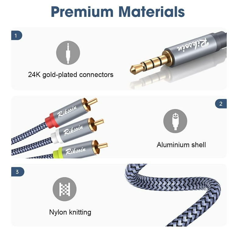 DYNEX ビデオコード AV A/V Audio Video TV Cable/Cord/Lead for