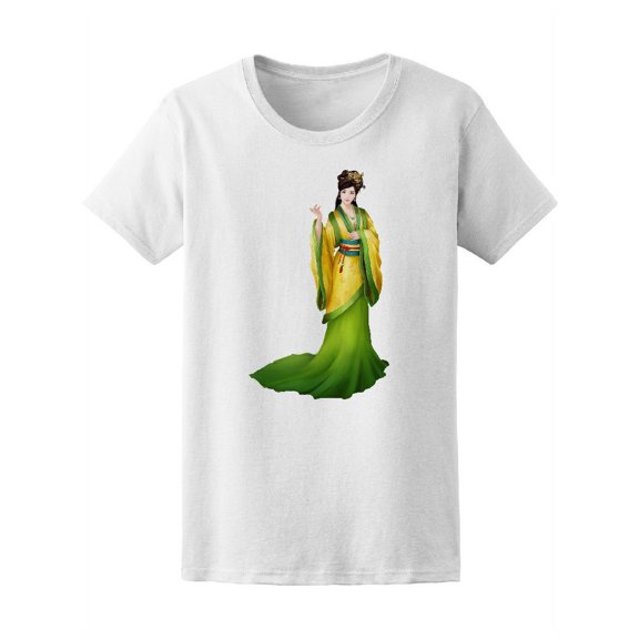 Ancient Chinese People Artwork Tee Women's -Image by Shutterstock