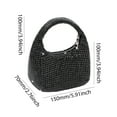 thumbnail image 4 of Bolsos Brillantes para Mujer Monedero Versátil Con Diamantes Imitación Cartera (), 4 of 6