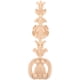 thumbnail image 1 of Apliques de madera tallados en madera, apliques decorativos para muebles, decoración tallada en madera, 1 of 5
