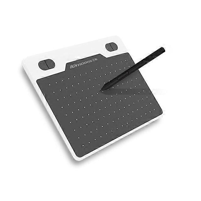 Tableta gráfica ultraligera de 6 pulgadas 10moons con lápiz para firma compatible con Android color negro