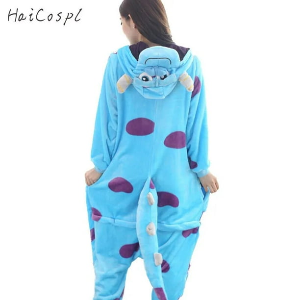 Pijama Kigurumi Monster Sullivan para mujer mono de animales disfraz de Anime conjunto de Mascota de franela para adultos ropa de dormir calida para invierno Walmart en linea
