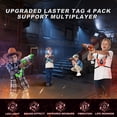 thumbnail image 4 of Pistola láser VATOS Upgrade recargable con 4 pistolas y 4 chalecos, 4 of 8