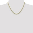 thumbnail image 5 of Avariah Diamonds Solid 10k Yellow Gold 4mm Concave Anchor Chain - 22", 5 of 8