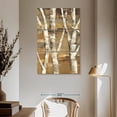 thumbnail image 3 of Elephant Stock Wandering Through The Birches I Wall Art - Vertical Multi Panel Canvas - Living Room Wall Decor - Floral And Botanical Multi Panel - Brown And Gray Decor By Albena Hristova - 42" x 65", 3 of 8