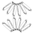 thumbnail image 4 of 50 Uds. Broche trasero de Metal, broche de seguridad con bloqueo, broches de joyería Diy, broche artesanal, pequeño Pin de seguridad para ropa, broches, pasadores de bloqueo, 4 of 5
