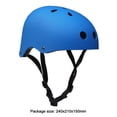 thumbnail image 3 of Deporte Casco de bicicleta ajustable para niños, casco de patinaje sobre ruedas (azul claro), 3 of 8