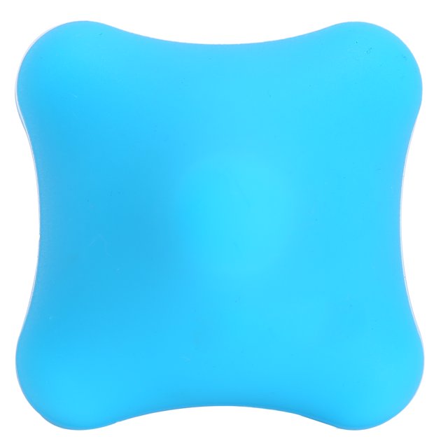 Bola de masaje para relajar los músculos de la mano de silicona, alivio del dolor, ejercicio para el cuello y los pies, bola de Fascia, color azul