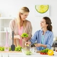 thumbnail image 5 of 2 Piece Mini Kitchen Utensil Set- Silicone Kitchen Tools Non-Stick Cookinglight pink + black, 5 of 5