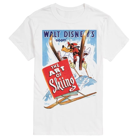 Disney - Goofy Art Of Skiing - Men's Short Sleeve Graphic T-Shirt