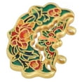 thumbnail image 3 of Colgante de cerradura retro chino, cerradura de paz retro china, colgante de cerradura artesanal colorido, colgante de cerradura de porcelana esmaltada, diseño elevado, 3 of 13