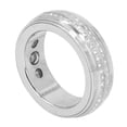 thumbnail image 4 of Smart Ring Step Tracker Bluetooth Wearable Automatic Detection Multi Functional Intelligent Ring for Health Sports Silver [Inner Diameter 0.8in], 4 of 4