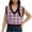 Pink, variant on GigrtiJin Sweater Vest for Women Casual V Neck Plaid Knitted Sweaters Blouse Fall Comfy Pullover Sweater Tops