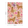 thumbnail image 3 of 4 Pcs Funny Kitchen Towels,Golden Retriever with Flowers Microfiber Dish Towels,Kitchen Tea Towels,Kitchen Towel Set (18" X 26"), 3 of 3