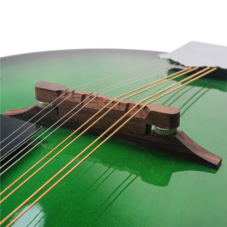 Electric Mandolin for Benginners With Mandolin A Style 8-String Basswood Body Engineer Wood Fingerboard Adjustable String Instrument for Benginners with Storage Bag