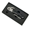 Personalized Personalize with Monogram Black Glass Breaker Emergency Auto Multi Pocket Tool 6.25"Long