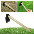 thumbnail image 5 of Yiaieng Hand Cultivator, Mini Hoe with Wooden Handle Garden Hand Hoe Hand Cultivator (38*8.5*10.5Cm), 5 of 10