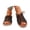123#Black, variant on Sandals Summer Open Toe Lace Up Tie Slip On Mules Slides Fabric Upper Breathable Comfy Plus Size Daily Sandals