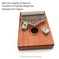 thumbnail image 2 of 2 Pcs Protecteurs de Doigts en Silicone Kalimba pour Débutants Kalimba Vert Grand, 2 of 4