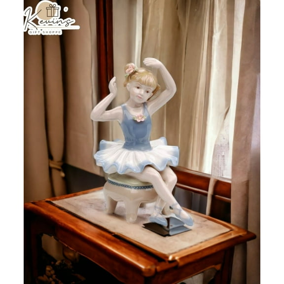 Ceramic Ballerina Figurine 4x3x5.5 Inch  Daughter