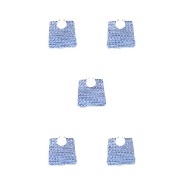 Guardurnaity Babero de alimentación para ancianos, correa ajustable reutilizable, Protector de ropa, resistente a las manchas, delantal de ayuda Type2 NO2
