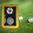 thumbnail image 3 of Golf Ball Markers with Hat Clips Removable Compact for Golf Gloves Hats Bags, 3 of 8