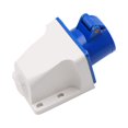 thumbnail image 2 of Enchufe industrial de 16 amperios, 3 pines, 220-250 V, resistente al agua, IP44, 2P+E, trifásico, 16 A, adecuado para autocaravanas, caravanas, autocaravanas JFHHH pequeña, 2 of 5