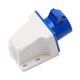 thumbnail image 2 of Enchufe industrial de 16 amperios, 3 pines, 220-250 V, resistente al agua, IP44, 2P+E, trifásico, 16 A, adecuado para autocaravanas, caravanas, autocaravanas JFHHH pequeña, 2 of 5