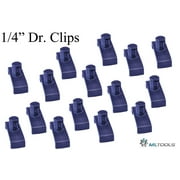 ML TOOLS 1/4-Inch 15-piece Dura-Pro Twist Lock Socket Organizer Clips with 96 ID Stickers T8253 Made in USA