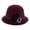 Wine, variant on MEICHEN Winter Fuzzy Cloche Hat for Women Elegant Fashion Short Brim Bucket Hat Womens 1920s Accessories for Daily Church Party