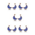 thumbnail image 3 of Minnieouse 1 par de pendientes retro de verano en forma de luna, colgante de joyería portátil, accesorio colgante para el hogar al aire libre, azul oscuro Type2 NO2 Minnieouse CBP270837, 3 of 6