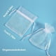 thumbnail image 3 of Paquete de 100 bolsitas de organza blanca, 7 x 9 cm, bolsita de organza para regalo, bolsita para joyas, bolsitas para bodas, bolsitas de lavanda, obsequios de boda, 3 of 5
