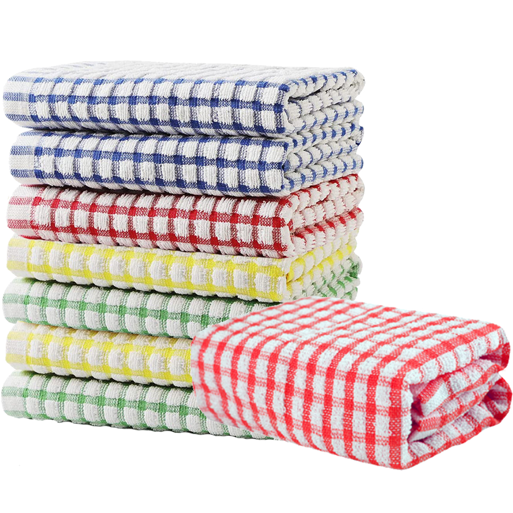 8Pack Towels Kitchen Dish Towels 100 Cotton Dish Towels Reusable