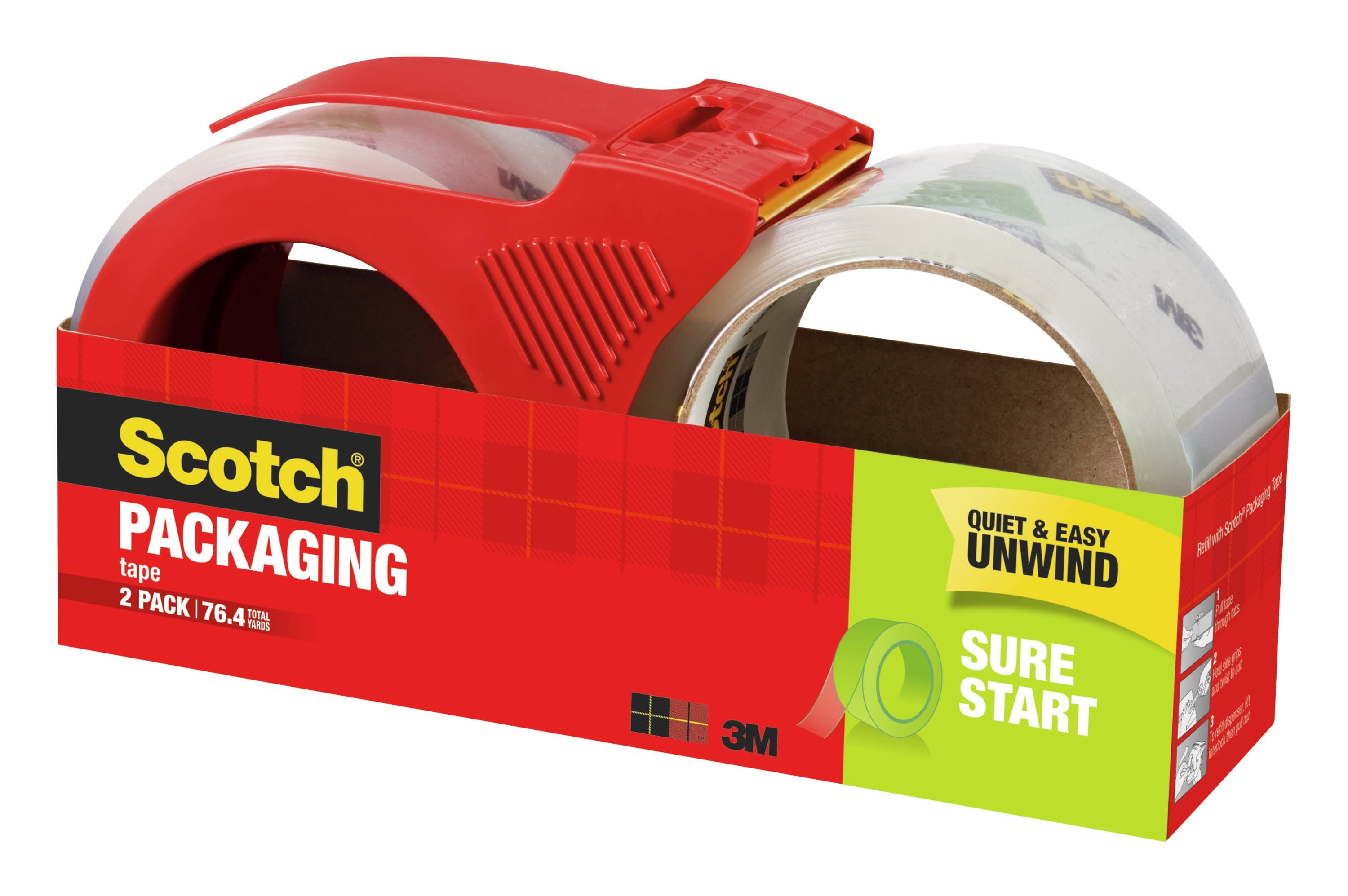 Material Handling x 38.2 1.88 in Scotch Sure Start Shipping Packaging