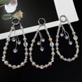 thumbnail image 2 of Beaded Phone Lanyard Fashion Phone Charm Strap Multiple Use Accessories for Keychain Smartphone Decoration Everyday Use White, 2 of 4