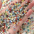 thumbnail image 5 of 1440pcs Bling Colorful Rhinestones Nail Charms for Nails 3D Flatback Nail Gems and Rhinestones Crystal Nail Art Design Sparkling Diamonds Nail Jewels for Nail Art Decorations DIY Acrylic Nail Supplies, 5 of 7