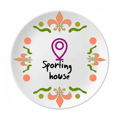 

Women Degradation Negative Places Flower Ceramics Plate Tableware Dinner Dish