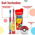 thumbnail image 4 of Colgate Kids Toothbrush Set, Includes Pokemon Toothbrush, Kids Toothpaste, and Kids Battery Toothbrush, 4 of 15