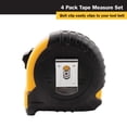 thumbnail image 4 of Titan 10902 4-Piece Tape Measure Set (12', 16', 25' and 33'), 4 of 4