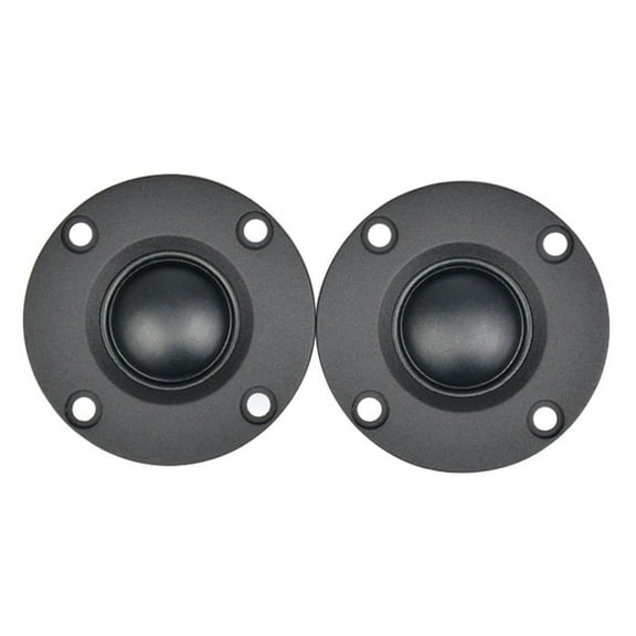 2Pcs Tweeter 1.5Inch 6Ohm 30W Dome Silk Film Tweeter Hifi Speaker Audio Loudspeaker with Heatsink