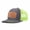 Gray and light green, variant on DAD Golf Leather Patch Embroidered Color Block Trucker Hat Unisex Adjustable Cotton Breathable Fashion Cap for Travel Daily Wear