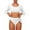 White, variant on DGMIOCS Women's Triangle Bikini Tankini Set White M
