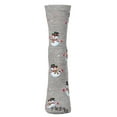 thumbnail image 3 of MeMoi Women's Let it Snowman Holiday Crew Socks - Womens - Female, 9-11, Denim Heather, 3 of 5