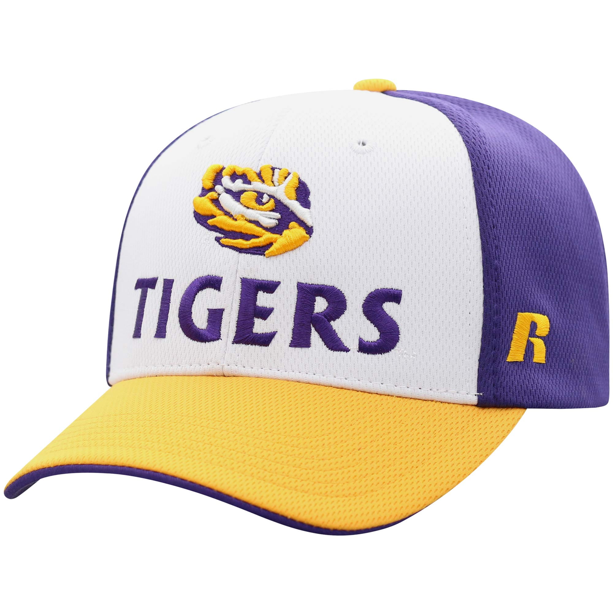 Men's Russell Athletic White/Gold LSU 