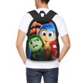 thumbnail image 4 of Yiaed inside out 2 Pattern Carry on Backpack,16.5x12.5x5.5 Personal Item Bag Carry On Backpack Water Resistant Lightweight Daypack, 4 of 6