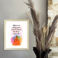 thumbnail image 2 of Designs ByLITA Without Rain Nothing Grows, Learn To Embrace The Storms Of Your Life. 5 x 7 Wooden Framed Wall Art Print | Buddhist Quotes Motivational Decor, 2 of 7