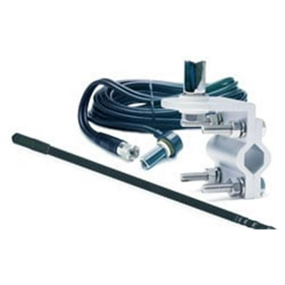 4 ft. Platinum Series Single Mirror Mount CB Antenna Kit - 1000 Watts Black